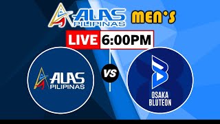 Alas Pilipinas vs Osaka Bluteun  PNVF Mens Volleyball Friendly Live Scoreboard [upl. by Shue]