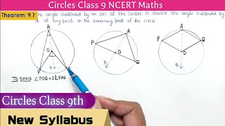 Theorem 97 Circles class 9 Maths New syllabus 202324  Theorem 108 class 9th Circles old Ncert [upl. by Alithia]