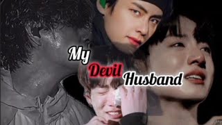 devil husband 😈part4 taekook ff in Urdutaehyungff jungkook ot7 [upl. by Elrebmik]