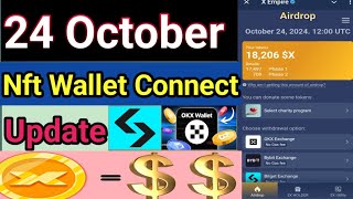 X Empire Air Drop  24 October Wallet Connect  Update Air Drop  X empire Coin price Date [upl. by Yrekcaz]