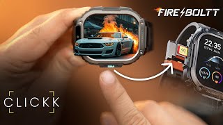 FIREBOLT CLICKK💥SMARTWATCH⚡️UNBOXING amp REVIEW [upl. by Inait]