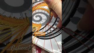 So satisfying to push in the pins bobbinlace artisan bobbinlacepattern satisfying asmr [upl. by Teyut671]