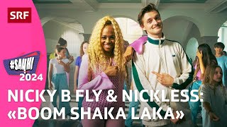 SayHi 2024 Nicky B Fly amp Nickless «BOOM SHAKA LAKA» 👉🏾👈  Kindervideos  SRF Kids [upl. by Naira214]