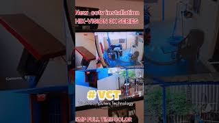 VCT  5MP SUPPORTED DVR  HIKVISION CCTV INSTALLATION  5MP FULL TIME COLOR BULLET CAMERA  MIC [upl. by Seavey615]