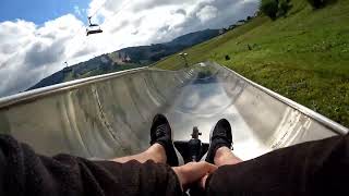 Sommerrodelbahn Willingen klassische Rodelbahn in Willingen Hessen onridePOV [upl. by Yarised]