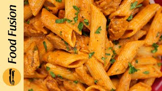 Pasta with Roasted Tomato Cream Sauce Recipe By Food Fusion [upl. by Nallij]