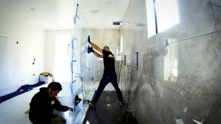 Affordable Frameless Shower Door  Southern California Premier Shower Glass Company [upl. by Adelaide]