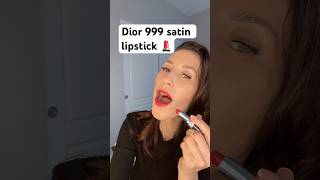 Dior 999 lipstick redlipstick redlips makeuptutorial naturalbeauty naturalmakeuplook lipcombo [upl. by Kristal169]