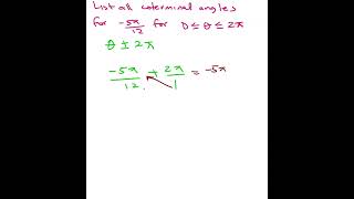 Quick Guide to Coterminal Angles in Radians MathHelp GeometryBasics [upl. by Ahsimat]