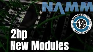 NAMM 2019 2hp  Four New Tiny Modules [upl. by Meit]