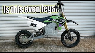 INSANE UPGRADE  Electro amp Co Razor Dirt Bike Review [upl. by Toomay]