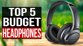 TOP 5 Best Budget Headphones 2024 [upl. by Adnarrim639]