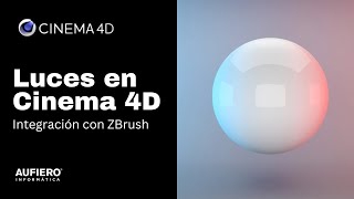 Luces en Cinema 4D Integración con ZBrush [upl. by Yreneh505]