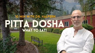 Pitta  Ayurvedic Diet  10 Minutes with Dr Marc Halpern [upl. by Eniarrol400]