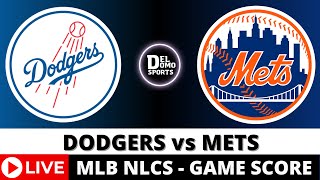 LOS ANGELES DODGERS VS NEW YORK METS LIVE ⚾️ NLCS Game 5  MLB Game Score PlaybyPlay OCT 18 2024 [upl. by Ardnasirk927]