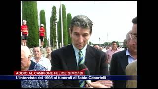 Etg  Addio a Felice Gimondi lintervista del 1995 ai funerali di Casartelli [upl. by Yrojram]