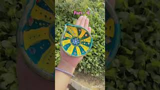 Green amp yellow combination Diya decoration idea part  4 in Diya decoration [upl. by Aerdnahc]