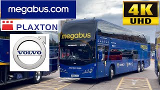 Megabus M20 Glasgow to London via Newcastle Plaxton Panorama Volvo B11RLET Coach 50411YX69LCA [upl. by Anitsenre]