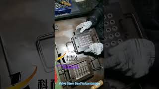 Valve Stem Seal Production Vulcanizationcarparts carcomponentsautoparts [upl. by Reichel]