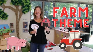 Toddler and Preschool Farm Theme Classroom Set Up [upl. by Sitnerp46]