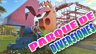 PARQUE DE DIVERSIONES lleno de filas y emociones [upl. by Aicineohp]