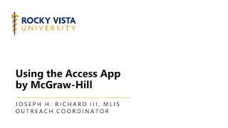 Using the Access App by McGrawHill [upl. by Ioj782]