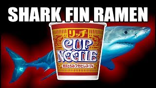 Shark Fin Ramen Noodles  What Are We Eating  The Wolfe Pit [upl. by Ehcrop]