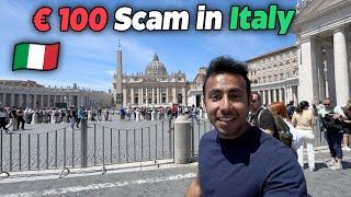 Most Expensive Country as Backpacker  Rome Italy 🇮🇹 Got Scammed in Vatican City [upl. by Yrian]