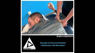 Shoulder PA External Rotation Mobilization with Movement [upl. by Ailad237]