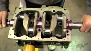 HowTo Install CrankshaftSet End Float in a Mini A [upl. by Llekcir741]