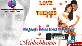 Mohabbatein Love Themes  Instrumental  JatinLalit  Casio Music Rajesh Musical Forever srk [upl. by Nnylarat358]