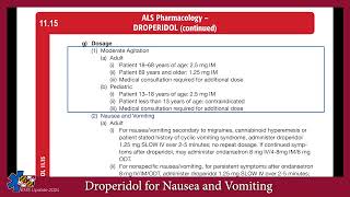 EMS Update 2024 Droperidol for Nausea and Vomiting [upl. by Lennod]