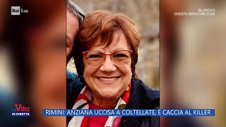 Rimini Anziana uccisa a coltellate è caccia al killer  La vita in diretta 05102023 [upl. by Chantalle]