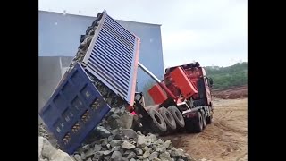 Truck fail compilation【E19】Pure sound compilation of heavyduty trucks [upl. by Forkey209]