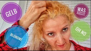 BlondMe Schwarzkopf  DIY  Haare selbst färben  BlondMe Ice toner  Gelbstich  no yellow  Blond [upl. by Brenton991]