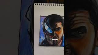 How To Draw Venom Super Easy shortshowtodrawshortsfeed [upl. by Zerk262]