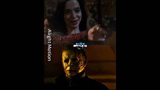 Amber vs Michael Myers edit viralshort halloween shortsfyp halloweenedit michaelmyers amber [upl. by Nerhe]