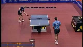 TTActionde Michael Maze vs Timo Boll [upl. by Nylrahs36]