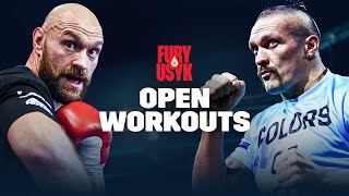 LIVE Tyson Fury vs Oleksandr Usyk  Open Workout  Ring of Fire  DAZN [upl. by Yeslah]