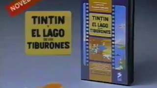 Tintin y El Lago de Los Tiburones Spot en Vídeo 1997 [upl. by Divadnoj]