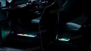 Tesla Model Y3 Highland Magnetic Induction Illuminated Pedal Welcome Light Illuminated Door Sills [upl. by Elisabet511]