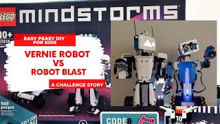 LEGO Mindstorms Robot Inventor  LEGO Boost  Robot Challenge Story [upl. by Nylazor]