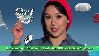 Ipak Yoli bankining VISA kartalari [upl. by Browning]