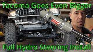 Full hydro steering install Toyota Tacoma [upl. by Niwred]