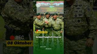 Panglima Kostrad Letjen TNI Mohamad Hasan Pimpin Serah Terima Jabatan Pangdivif 2 Kostrad shorts [upl. by Maidie]