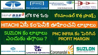 SUZLON కు లాభాలు ఎందుకు తగ్గాయి   TATA MOTORS  ASHOK LEYLAND  HITACHI  BDL  UNITED SPIRITS [upl. by Lamarre266]