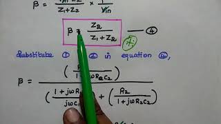 EDC  Derivation of Wienbridge Oscillator in Tamil  Electron device  Important [upl. by Carrnan]