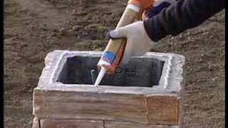 East West Stone Installation Video Pt 4 Ledgestone Columns [upl. by Onra872]