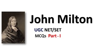 John Milton MCQs  Important MCQ on John Milton  English Literature MCQ  Part 1  EngLiterature [upl. by Htederem]