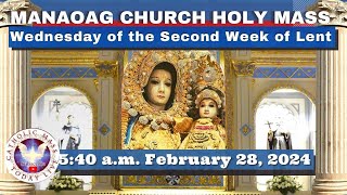 CATHOLIC MASS OUR LADY OF MANAOAG CHURCH LIVE MASS TODAY Feb 28 2024 540am Holy Rosary [upl. by Lebna]